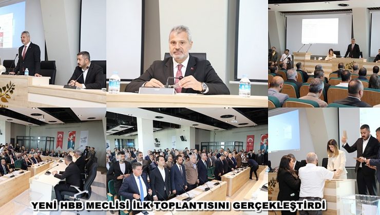 YENİ HBB MECLİSİ İLK TOPLANTISINI GERÇEKLEŞTİRDİ