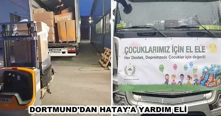 DORTMUND’DAN HATAY’A YARDIM ELİ