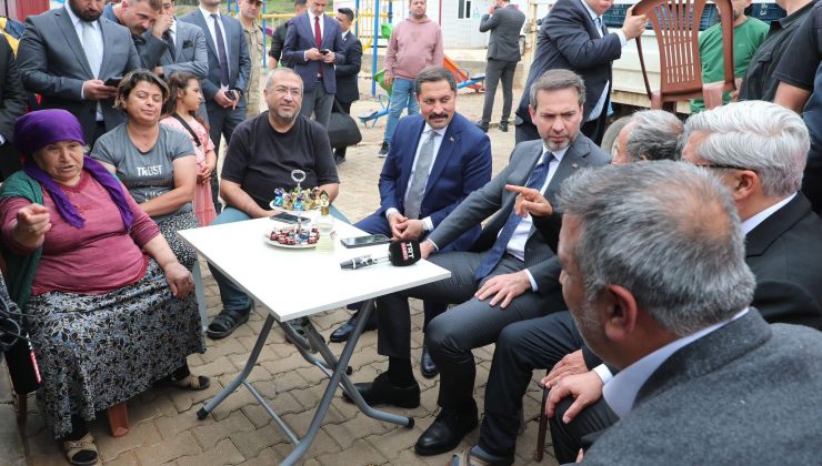 BAKAN BAYRAKTAR’DAN KONTEYNER KENT ZİYARETİ