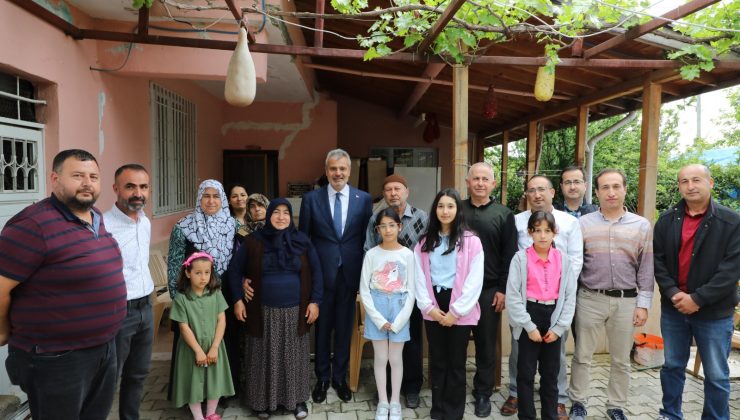 DOĞRU AİLESİNE BAŞKAN ÖNTÜRK’TEN MANEVİ DESTEK
