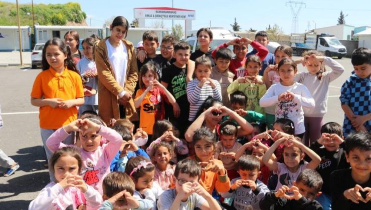 Depremzede çocukların bayramlık heyecanı