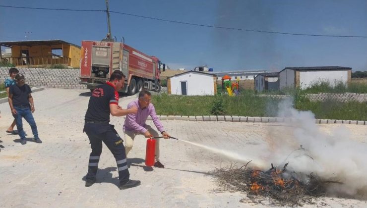 Antakya’da yangın eğitimi gerçekleştirildi