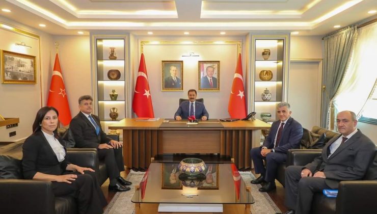 VALİ MASATLI, SGK HEYETİNİ KABUL ETTİ