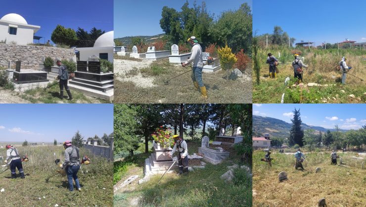 HBB, BAYRAM ÖNCESİ MEZARLIKLARDA ÇALIŞMALARINI HIZLANDIRDI