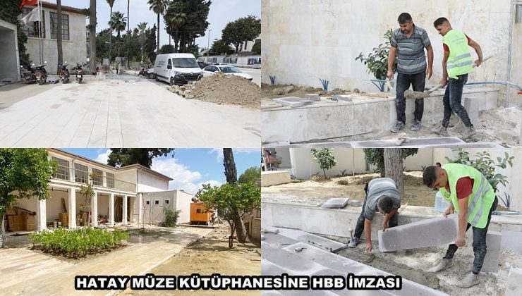 HATAY MÜZE KÜTÜPHANESİNE HBB İMZASI