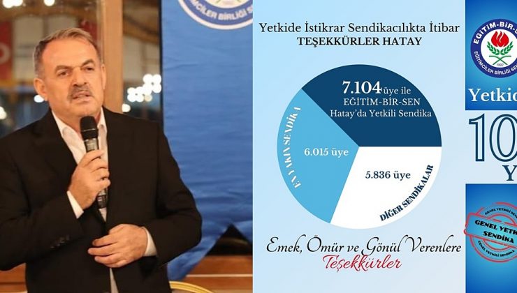 HATAY’DA EĞİTİM BİR SEN FARKINI YİNE GÖSTERDİ