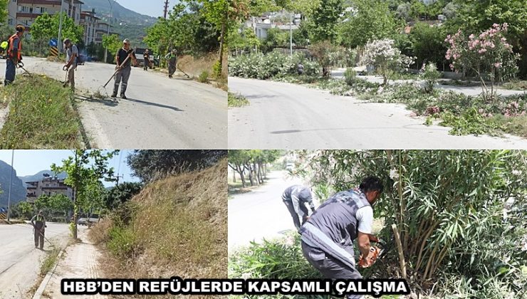 HBB’DEN REFÜJLERDE KAPSAMLI ÇALIŞMA