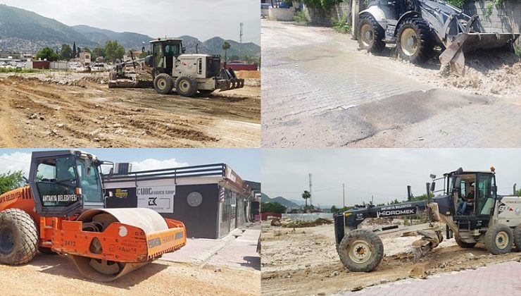 ŞİDDETLİ YAĞIŞLARDAN ZARAR GÖREN YOLLAR ONARILDI