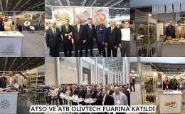 ATSO VE ATB OLİVTECH FUARINA KATILDI