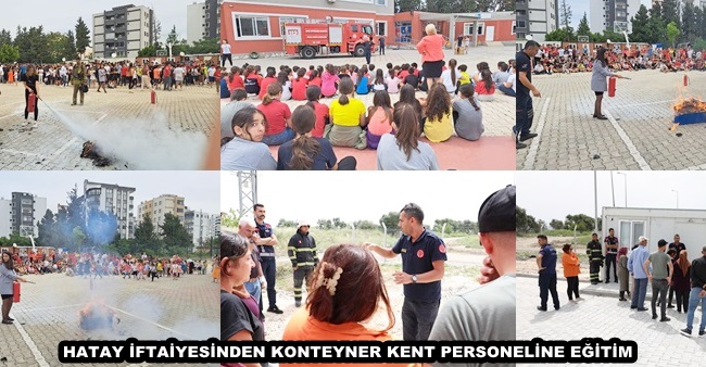 HATAY İFTAİYESİNDEN KONTEYNER KENT PERSONELİNE EĞİTİM
