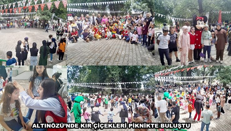 ALTINÖZÜ’NDE KIR ÇİÇEKLERİ PİKNİKTE BULUŞTU