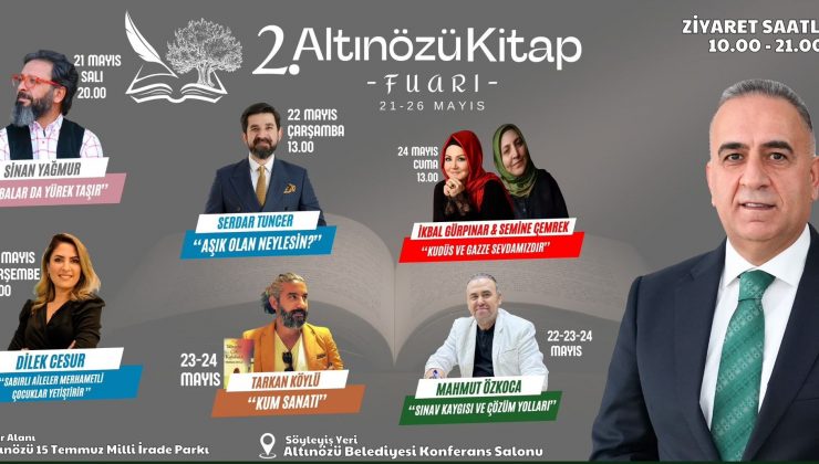 ALTINÖZÜ 2. KİTAP FUARI KAPILARINI AÇIYOR