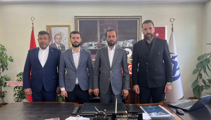 ALPEREN OCAKLARI’NDAN BAŞKAN YALÇIN’A ZİYARET