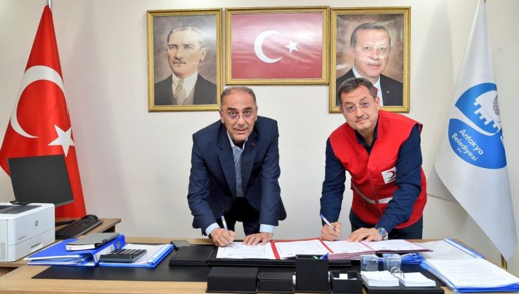 ANTAKYA BELEDİYESİ VE KIZILAY ARASINDA İŞBİRLİĞİ