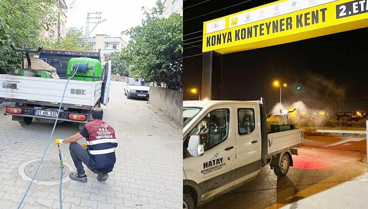 HATAY BÜYÜKŞEHİR MAYIS AYINDA 116 BİN 324 NOKTAYI İLAÇLADI