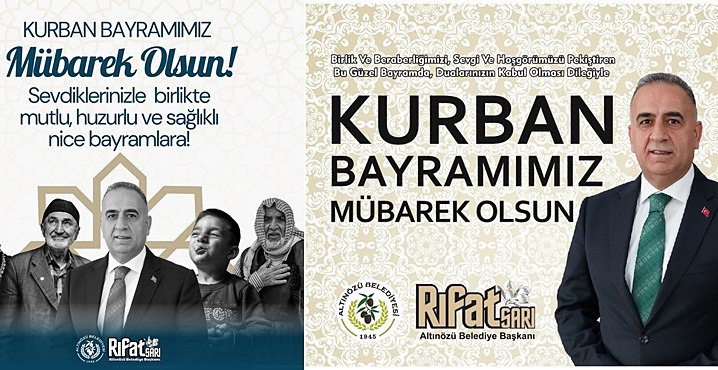 SARI: İSLAM ALEMİNİN BAYRAMINI KUTLUYORUM