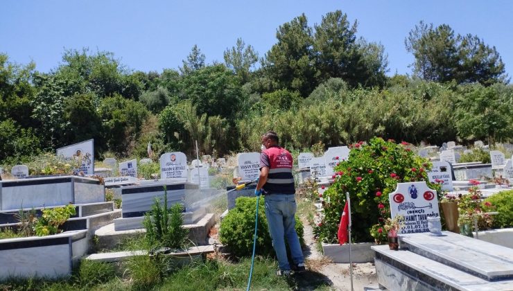 BAYRAM ÖNCESİ MEZARLIKLAR ZİYARETLERE HAZIR