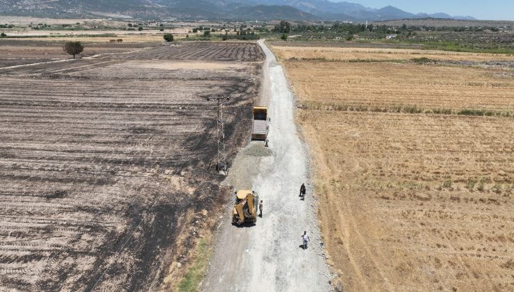 HASSA’DA 15 MAHALLEYİ BİRBİRİNE BAĞLAYAN YOL ASFALTLANACAK