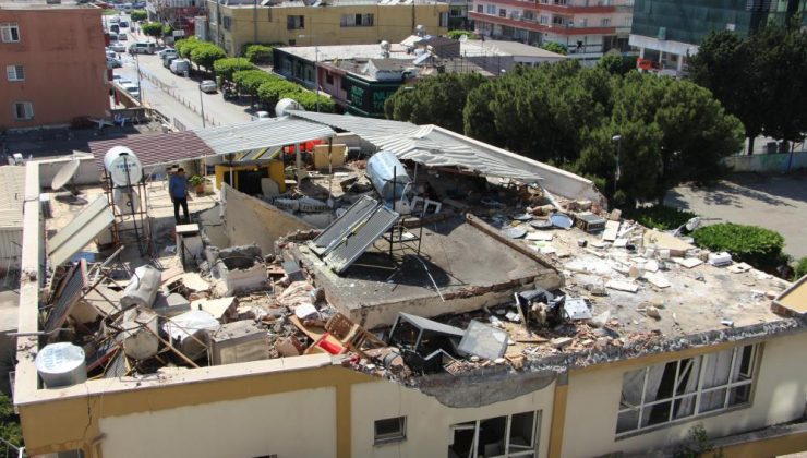 PAYAS’TA YAŞANAN PATLAMADA ÇOK SAYIDA İŞ YERİ, EV VE ARAÇ ZARAR GÖRDÜ