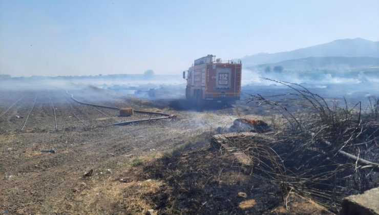 Hassa’da anız yangını söndürüldü
