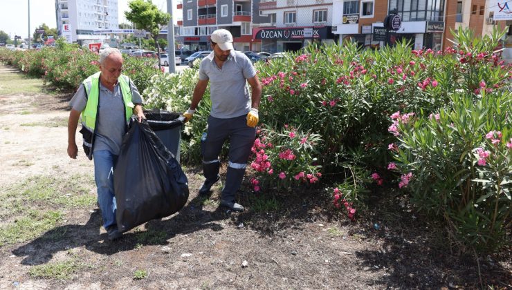 BÜYÜKŞEHİR TEMİZLİK ÇALIŞMALARINA DEVAM EDİYOR