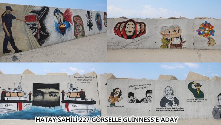 HATAY SAHİLİ 227 GÖRSELLE GUİNNESS’E ADAY