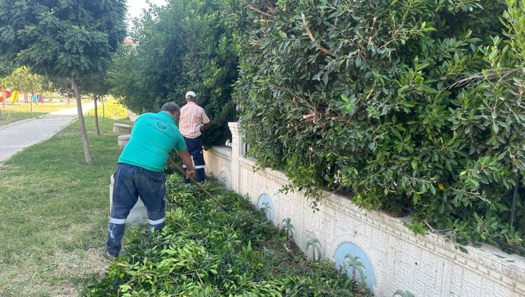 ANTAKYA’DA PARK VE YEŞİL ALANLAR GÜZELLEŞTİRİLİYOR