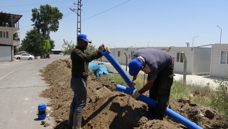 MALAZGİRT KONTEYNER KENT’İN SU SORUNU ÇÖZÜLDÜ