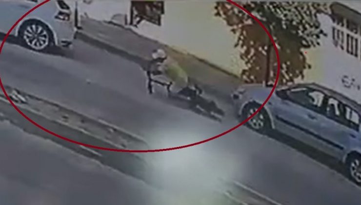 MOTOSİKLET KAZASI KAMERADA