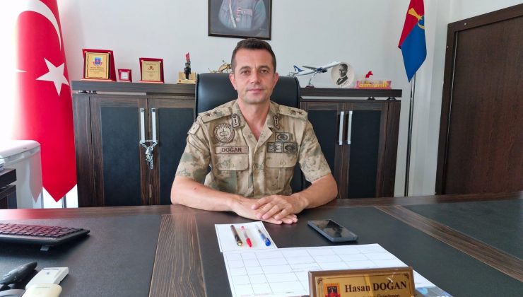 JANDARMA KOMUTANI DOĞAN, GÖREVE BAŞLADI  