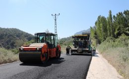 DAĞ KÖYLERİNE BETON ASFALT YAPILIYOR