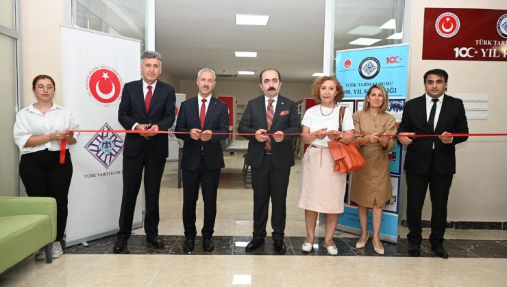 MKÜ’DE TÜRK TARİH KURUMU 100. YIL KİTAPLIĞI OLUŞTURULDU