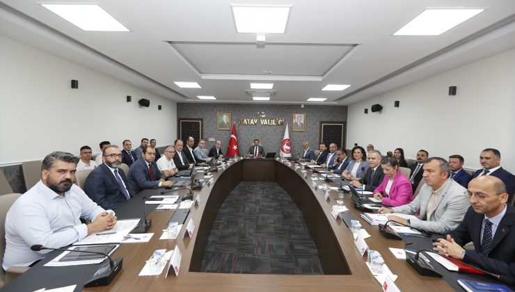 HATAY VALİLİĞİ’NDE KONUT DEĞERLENDİRME TOPLANTISI