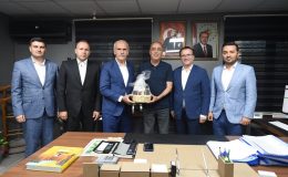 BAŞKAN YAPAR, ALTEPE’Yİ MAKAMINDA AĞIRLADI