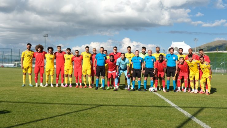 HATAYSPOR HAZIRLIK MAÇINDA 1- 1  BERABERE KALDI