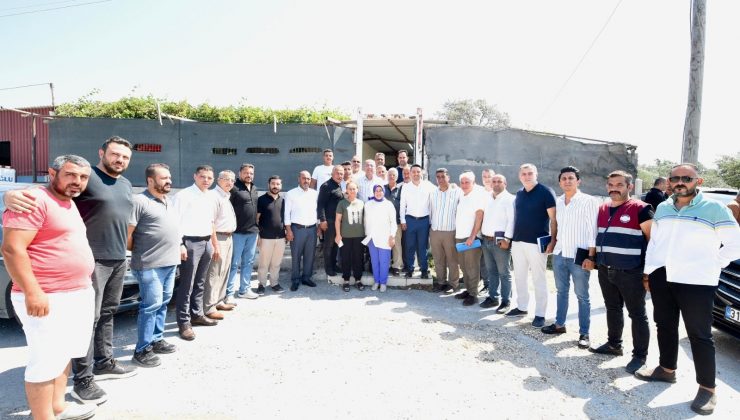 BAŞKAN YAPAR, ALAATTİN MAHALLESİ’NDE MUHTARLARLA BULUŞTU