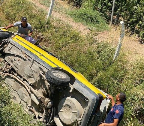 TRAFİK KAZASI: 1 YARALI  