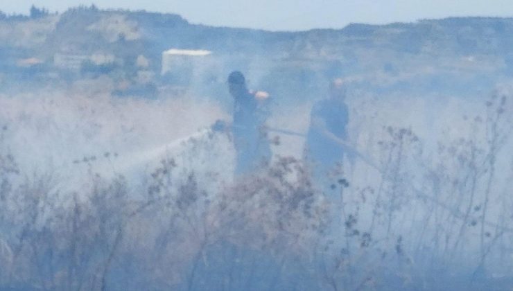 SAMANDAĞ’DA ÇALILIK YANGINI