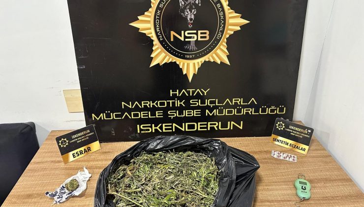İSKENDERUN’DA UYUŞTURUCU OPERASYONU  