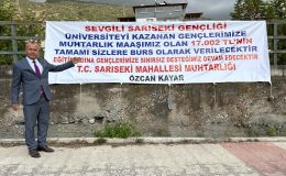 MUHTARDAN ALKIŞLANACAK HAREKET 