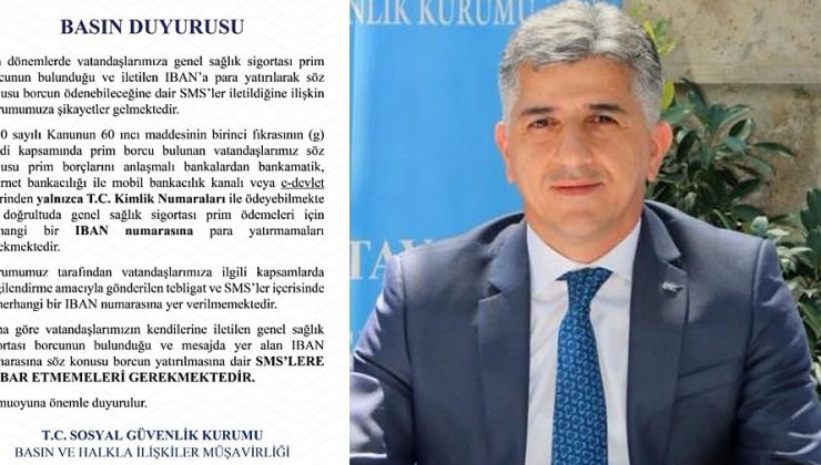 MÜDÜR BAL UYARDI: DOLANDIRICILARA İNANMAYIN