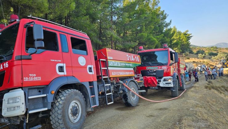 KIRIKHAN’DA ORMAN YANGINI KONTROL ALTINDA
