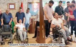BAŞKAN YUMUŞAK, ENGELLİ VATANDAŞI UNUTMADI