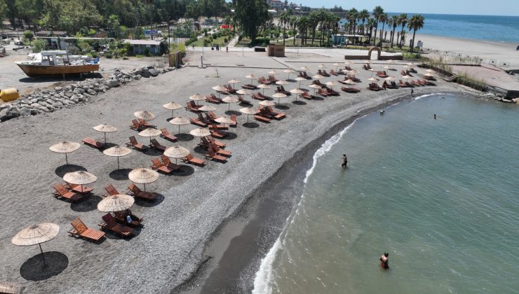 HATAY’A KAZANDIRILAN YENİ PLAJ ÇALIŞMALARI SONA YAKLAŞIYOR