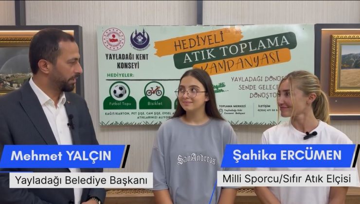 YAYLADAĞI’NDA GERİ DÖNÜŞÜM KAMPANYASINA YOĞUN İLGİ