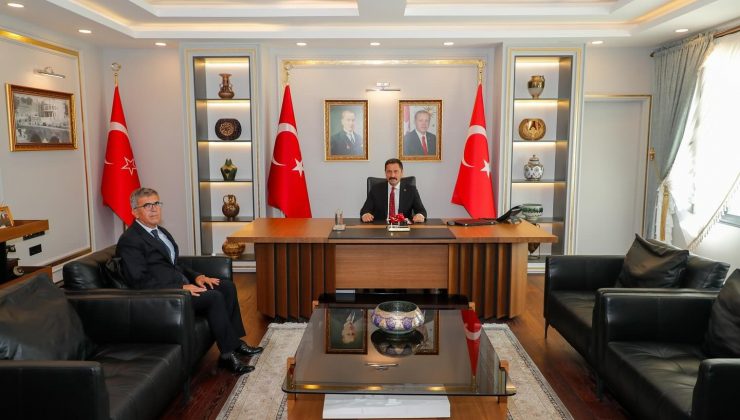 MÜSEVİTOĞLU’NDAN VALİ MASATLI’YA VEDA ZİYARETİ