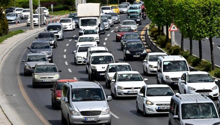 TRAFİĞE TEMMUZDA 276 BİN 615 TAŞITIN KAYDI YAPILDI