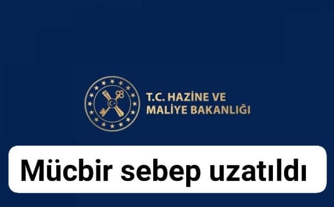 DEPREM BÖLGESİNDE MÜCBİR SEBEP HALİ UZATILDI