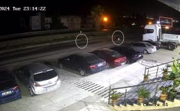 ÖNLERİNDE METRELERCE SAVRULAN MOTOSİKLETLİYİ GÖRMEZDEN GELDİLER 
