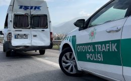 İŞÇİ SERVİSİ TANKERLE ÇARPIŞTI: 11 YARALI  